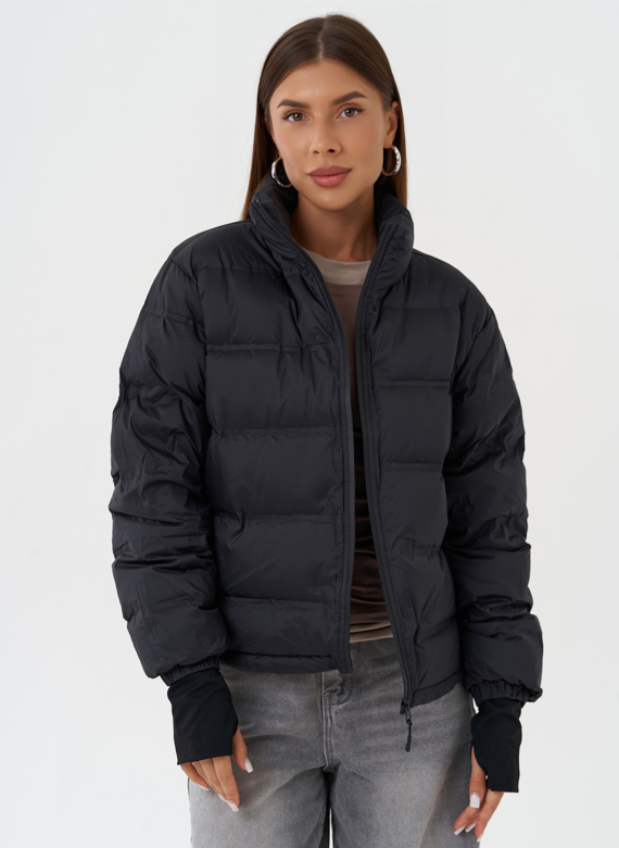 Двойная куртка с капюшоном