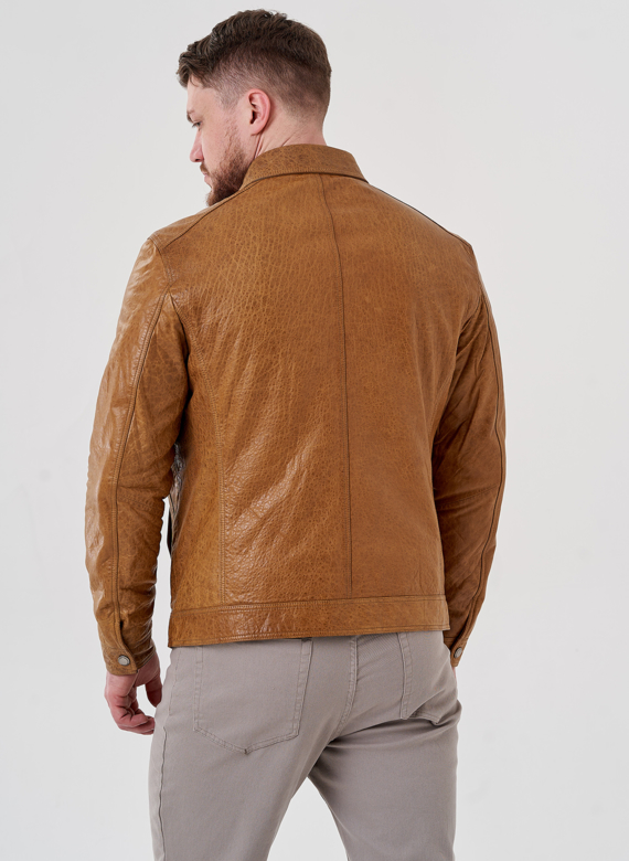 Мужская кожаная куртка 