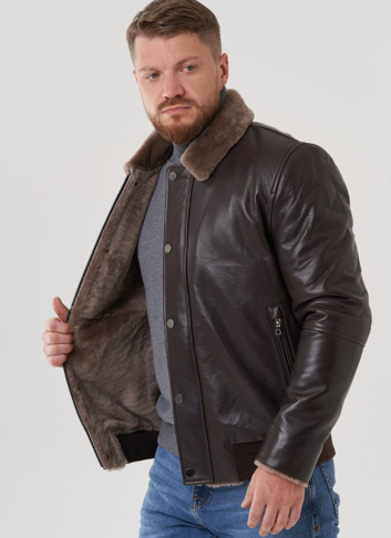 Мужская дубленка 